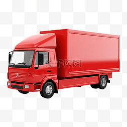 送货物流图片_送货卡车 3d 图