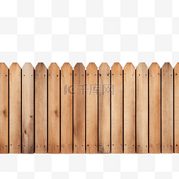 棕色木材背景图片_孤立的木栅栏