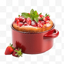 锅里的蛋糕 草莓蛋糕