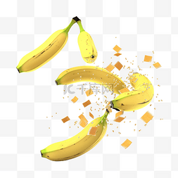 新鲜香蕉图片_新鲜香蕉水果ai生成