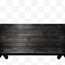 咖啡木板背景图片_空的黑色木桌