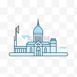 安卓界面样机图片_以国旗为背景的城市建筑设计 向