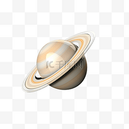 3d太阳图片_土星在 3D 渲染中用于图形资产 Web 