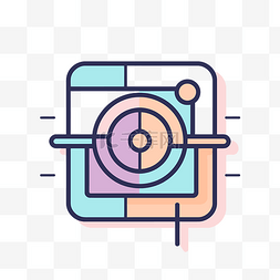 Instagram 应用程序图标矢量图