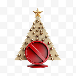 禁止和警告标志图片_圣诞树和禁止标志