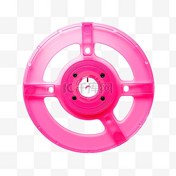 粉色盒式磁盘