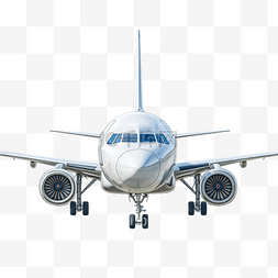 飞机的翅膀图片_飞机后视图 PNG