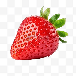 整个草莓甜甜的