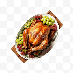美食文化背景图片_平躺品种，配有火鸡和感恩节标志