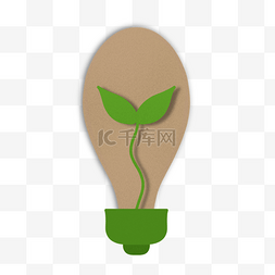 环保能源灯泡图片_绿色清洁能源