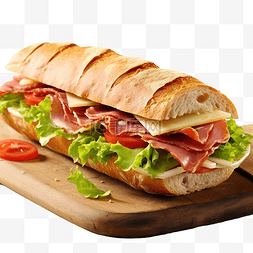 美味的汉堡包图片_美味的意大利三明治