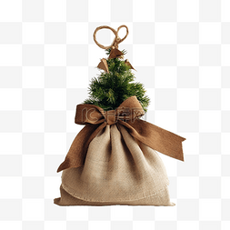 圣诞一件生态礼物，采用纺织品装