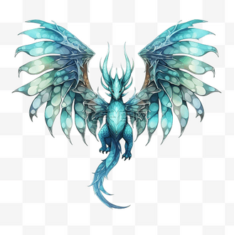 龙的翅膀 png 插图
