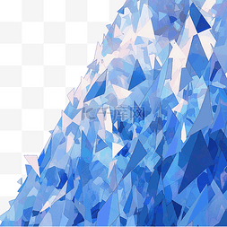 形狀渐变图片_带有蓝色渐变的三角形