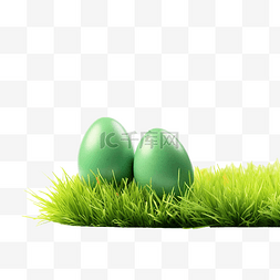 手绘竹子图片_草地上的复活节彩蛋