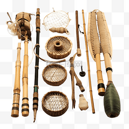 竹制渔具