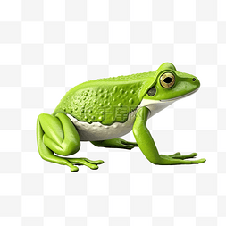 青蛙头图片_用于图形资产 Web 演示或其他的 3D 