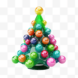 彩虹色圆形图片_圣诞树烦躁流行时尚抗压游戏手玩