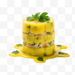 causa rellena 是经典的秘鲁开胃菜