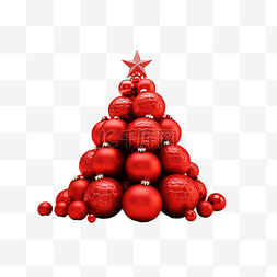 红色卡片装饰图片_红色圣诞快乐3d PNG图像