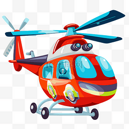 多旋翼无人机图片_直升机剪贴画 白色背景上的卡通