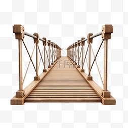 城市水平图片_悬索木桥