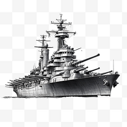 海洋战舰背景图片_有大炮的战舰