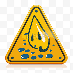 濕地板標誌 向量