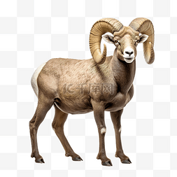 公羊山羊图片_大角羊或公羊