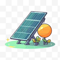 太陽能電池板剪貼畫 向量