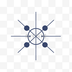 带点的圆圈代表科学相关概念的交