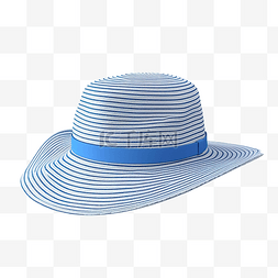 3d 渲染沙滩帽
