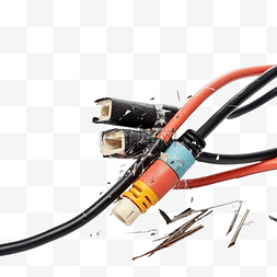 商业危险和风险的切断电缆概念的