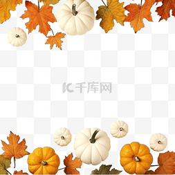 卡片视图图片_感恩节快乐概念秋季组合物，木桌