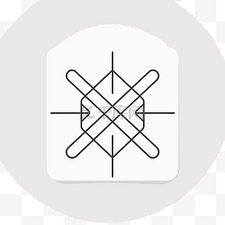 黑线符号图片_有两条黑线和一个箭头符号的正方
