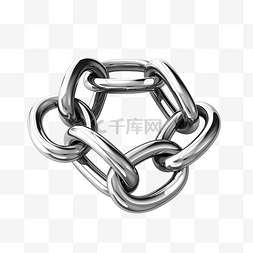 3d 渲染链链接符号与隔离的三个链