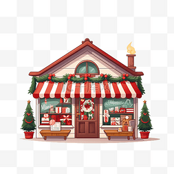 冬季商店图片_圣诞商店商店