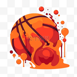 抽象纸素材图片_抽象篮球 向量