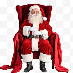 正宗的圣诞老人，在圣诞节装饰的