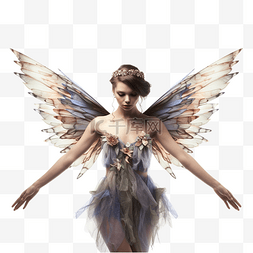 翅膀的小仙女图片_带翅膀的仙女