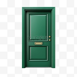 打开门口图片_绿色门房子门房建筑