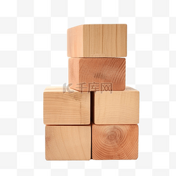 立方体的图片_孤立的木块