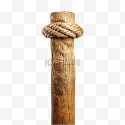 木杆图片_绳子绑在木杆上