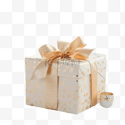 精美的礼包图片_桌上装饰精美的圣诞礼盒