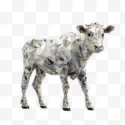 用生成人工智能创造的牛