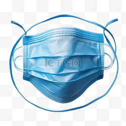 蓝色口罩防护病毒