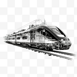 迅速移动图片_现代高速列车生成人工智能