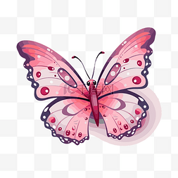 粉红色的蝴蝶