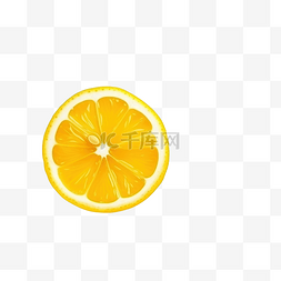 多色方形图片_亮黄色柠檬片无缝方形图案