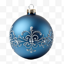 蓝色圣诞星星图片_美丽的蓝色圣诞球